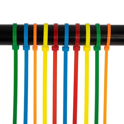 Black UV Resistant Nylon Cable Ties 94V 2 Red Zip Yellow Blue Green