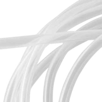 Red Soft Flexible Silicone Rubber Tube 1-7mm Yellow