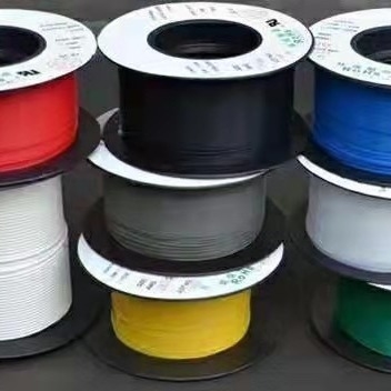 100m Roll Flame Retardant Tube Red Clear Teflon Insulated Wire