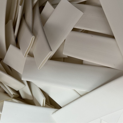 12.7mm White  Dual Wall Heat Shrink Tubing , White Adhesive Lined Polyolefin Tubing