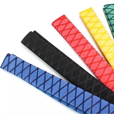 Blue Skidproof Fishing Rod Shrink Tube , 40mm Heat Shrink Wrap For Fishing Rods