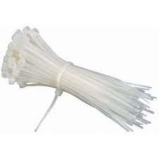White Releasable Nylon Cable Ties Flame Retardant , 25 Inch Self Locking Nylon Cable Zip Ties