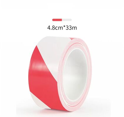 Bom preço Faixa de advertência de PVC com listras Boa performance 60 pés * 0,75 polegadas on-line