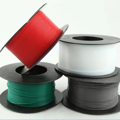 100m Roll Flame Retardant Tube Red Clear Teflon Insulated Wire