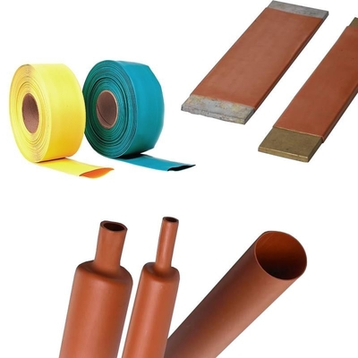 Black Busbar Heat Shrink Sleeve 70mm Ratio 2X PE , 10kv Insulated Heat Shrink Tubing