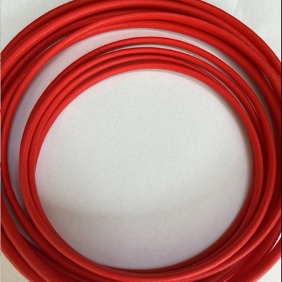 Bom preço A borracha de silicone vermelha revestiu a fibra de vidro que Sleeving 3.5mm 12mm on-line