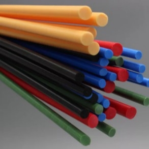 a barra oca de 3mm 5mm PTFE moldou a grafite Rod Extruded do Teflon